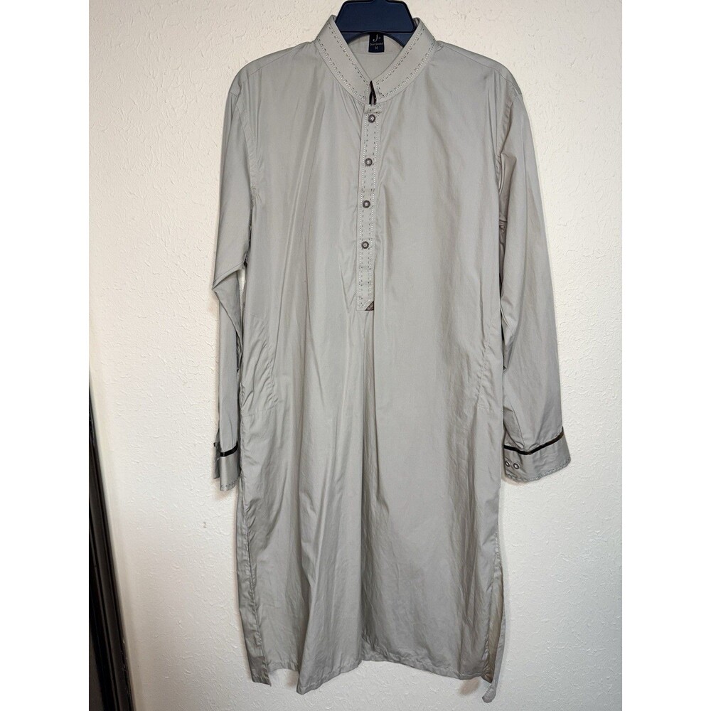 Junaid Jamshed Men's Embroidered Shalwar Kameez Pakistani Indian Kurta Medium